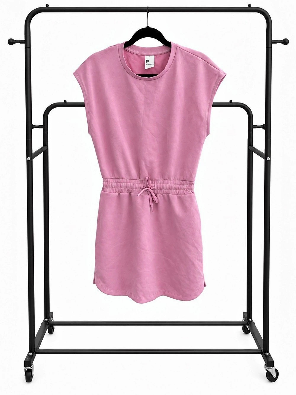 All in Motion Pink Mini Sweatshirt Dress Pink Size Small